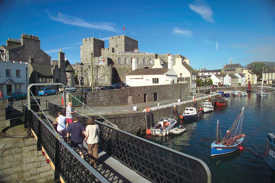 Castletown-Harbour-and-Castle-Rushen Isle-of-Man