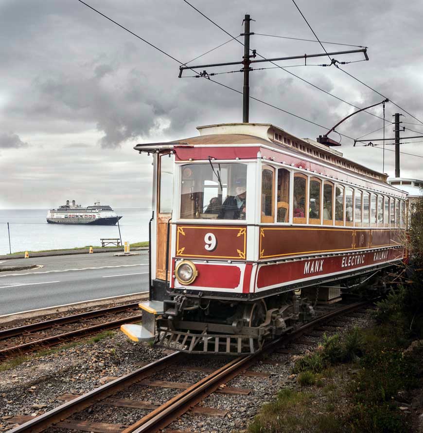 Tram and Boat Isle of Man © Mark Boyd