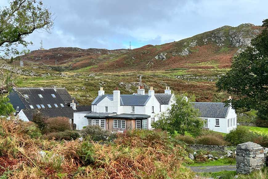 The Colonsay Hotel, a boutique hotel located on the Isle of Colonsay in the Inner Hebrides of Scotland
