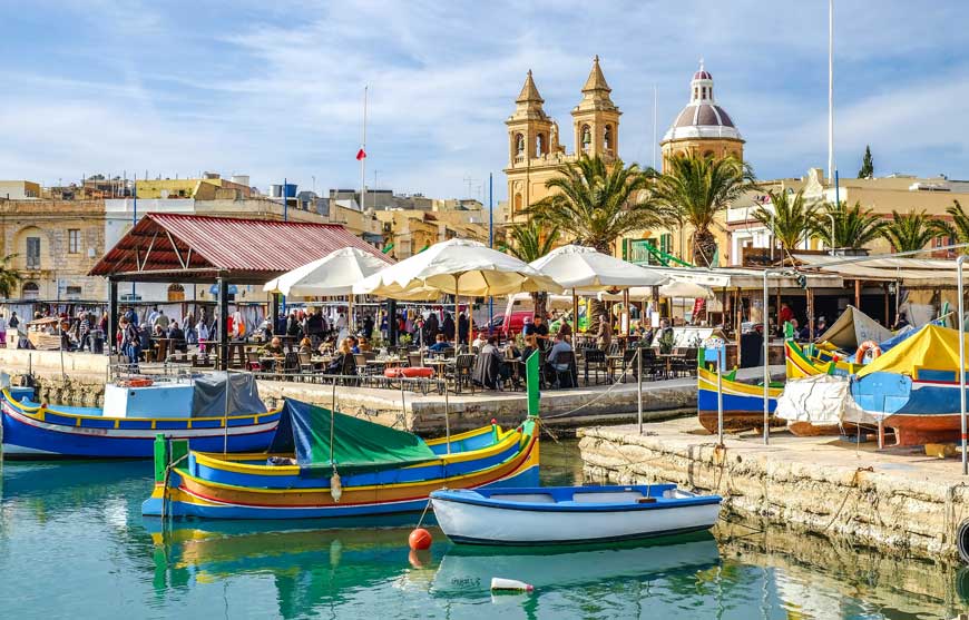 Marsaxlokk Malta ©Calin Stan/Unsplash