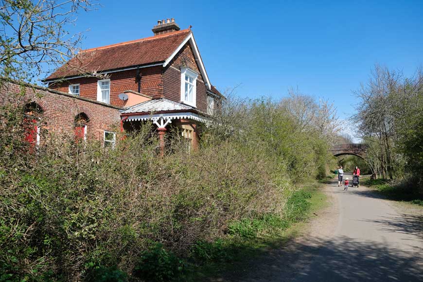 Old Hellingly station house, Cuckoo Trail, East Sussex ©rosemaryandporkbelly