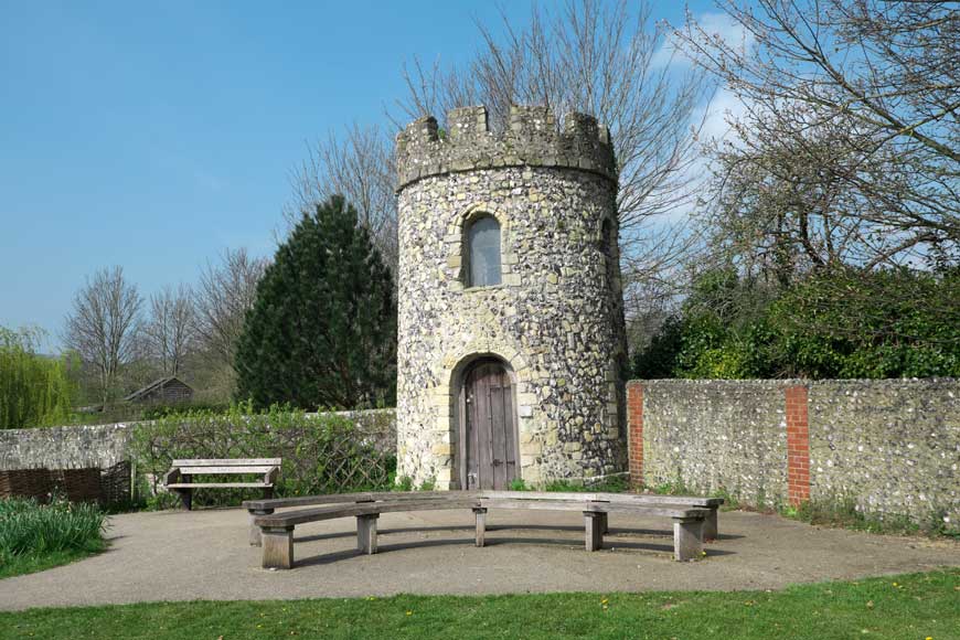Tower in Priory Park Lewes East Sussex