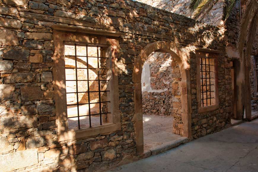 Derelict building Spinalonga Island, Crete ©rosemaryandporkbelly