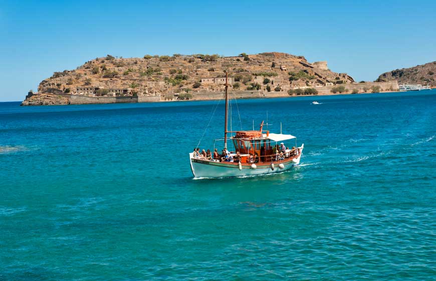 Plaka to Spinalonga ferry Crete ©rosemaryandporkbelly