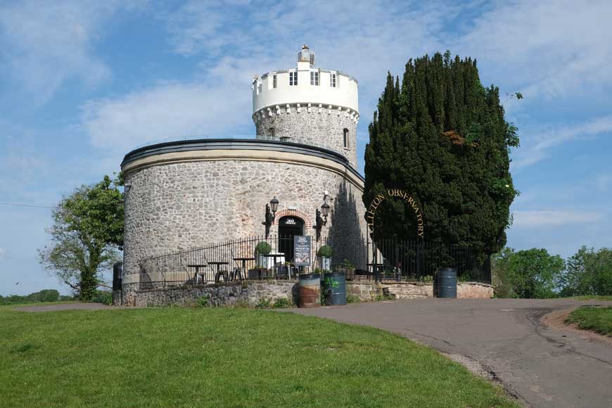 Exterior of the Clifton Observatory Bristol UK