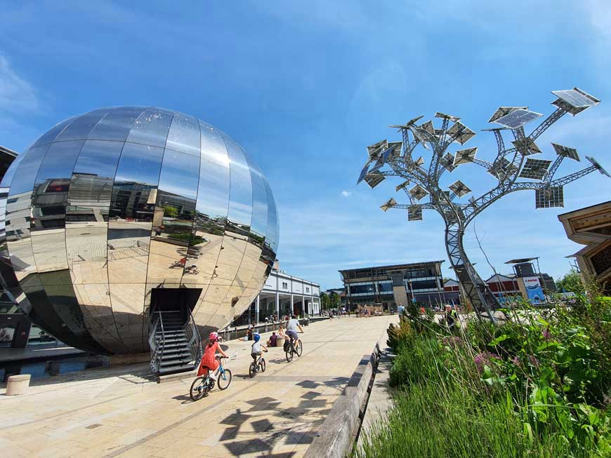 The Planetarium and Millennium Square, Bristol UK