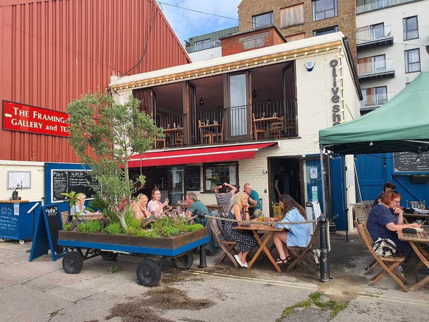 The Olive Shed Mediterranean restaurant in Bristol UK