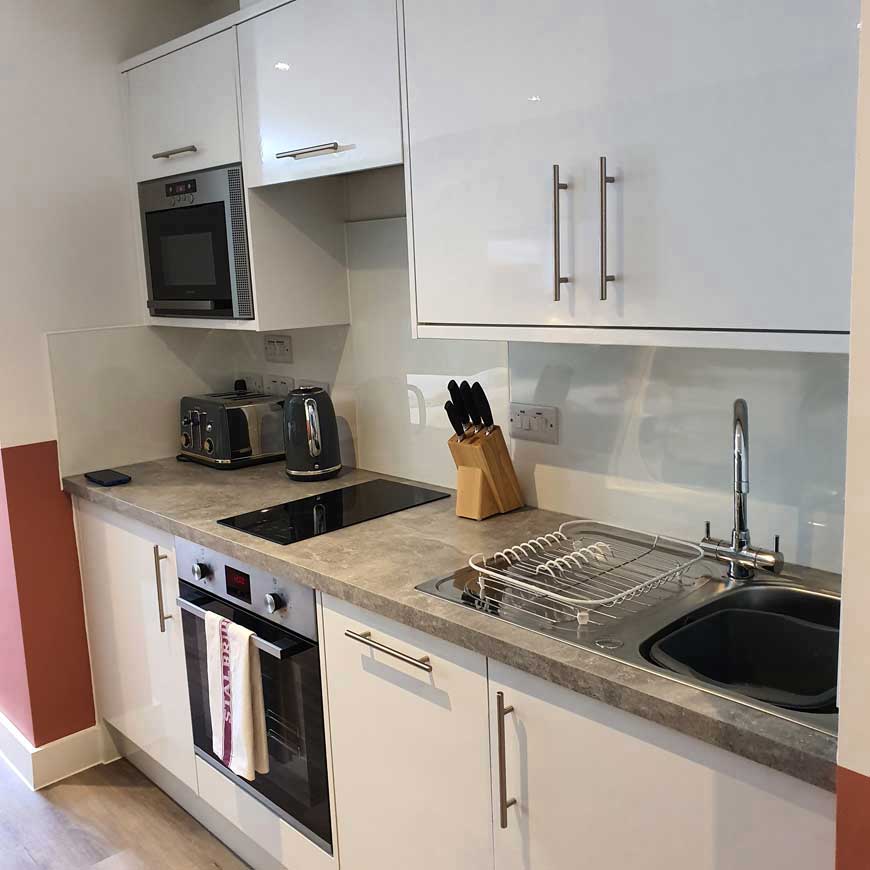 Kitchen area at Your Apartment Clifton Bristol
mini break in Bristol