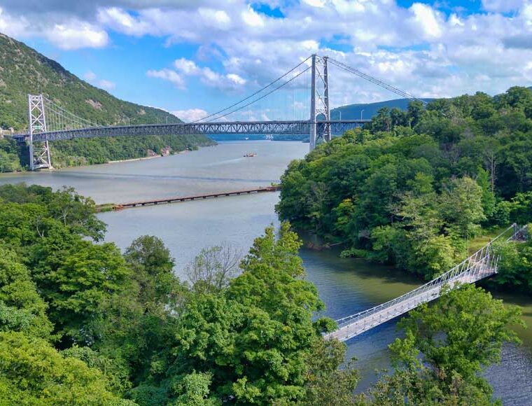 Bear Mountain Suspension Bridge Hudson River ©rosemaryandporkbelly