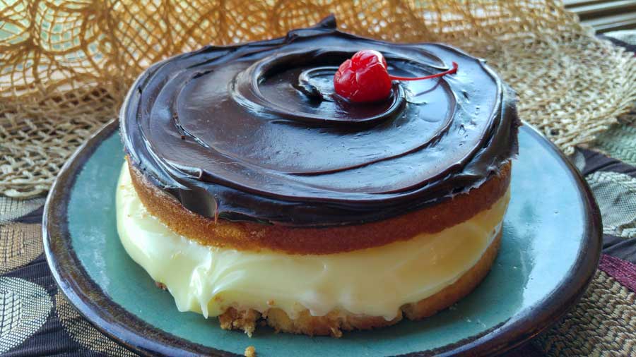 Boston Cream Pie ©rosemaryandporkbelly