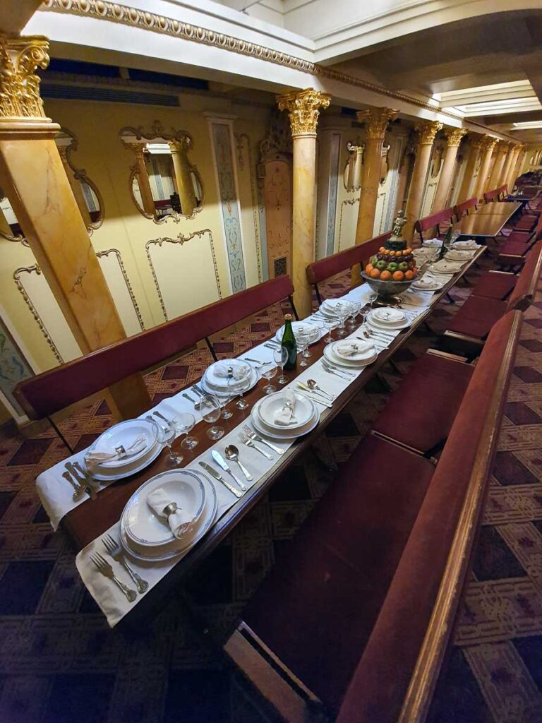 First Class dining SS Great Britain ©rosemaryandporkbelly