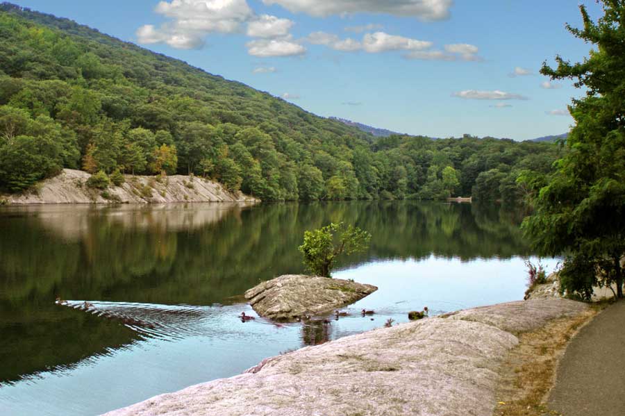 Hessian Lake Bear Mountain State Park New York © New York State Parks