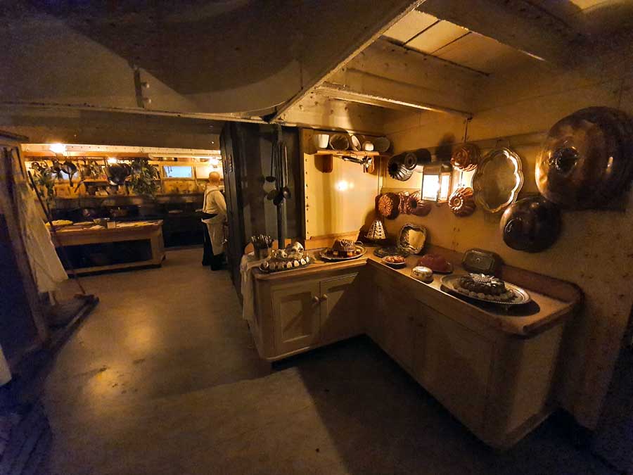 Kitchen area SS Great Britain ©rosemaryandporkbelly
