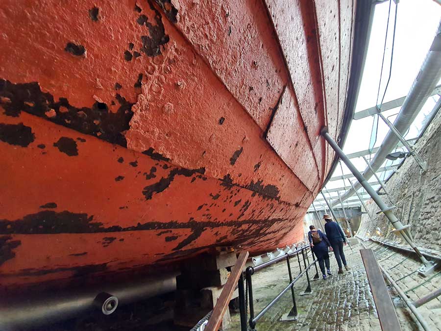 SS Great Britain metal hull ©rosemaryandporkbelly
