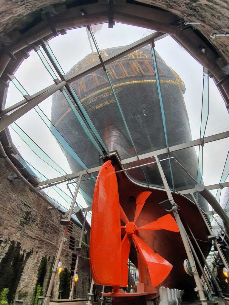 The SS Great Britain propeller ©rosemaryandporkbelly