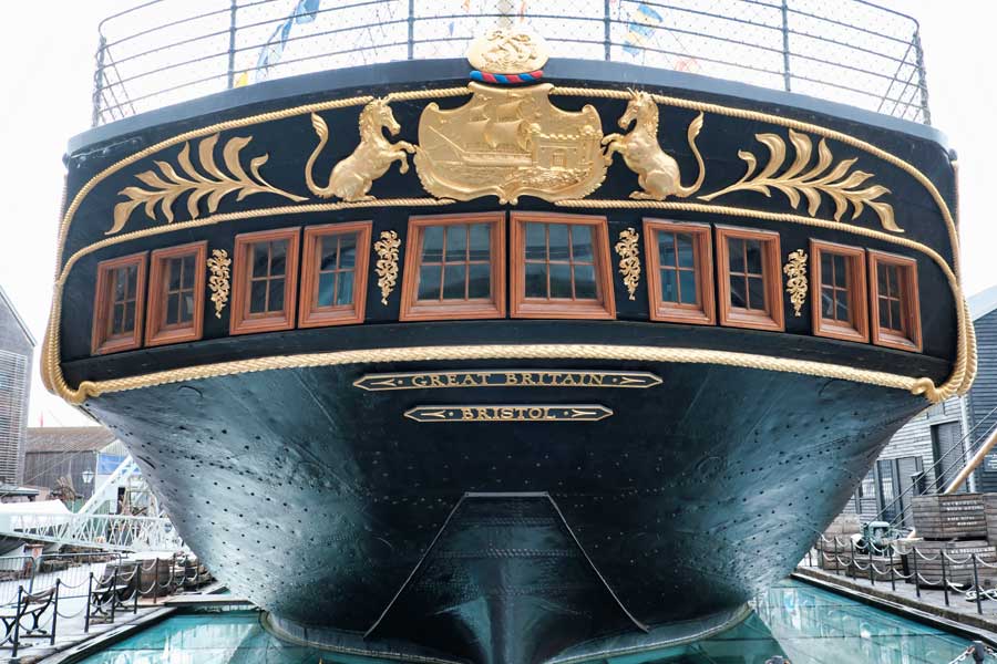 The stern of SS Great Britain Bristol © rosemaryandporkbelly