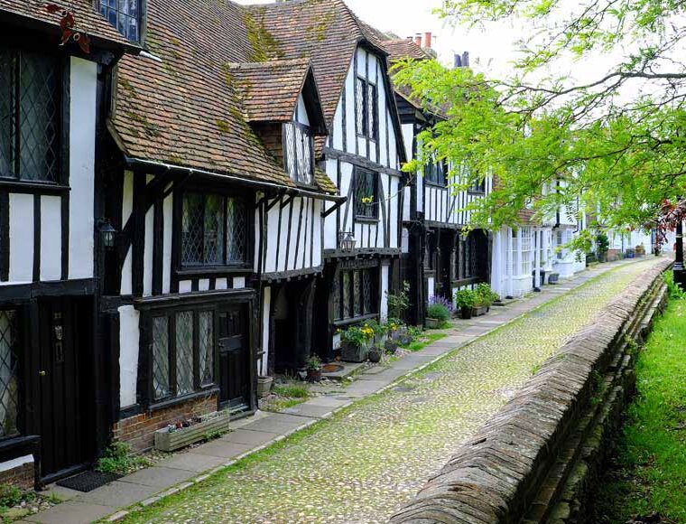 Timber Houses in Church Square Rye East Sussex
