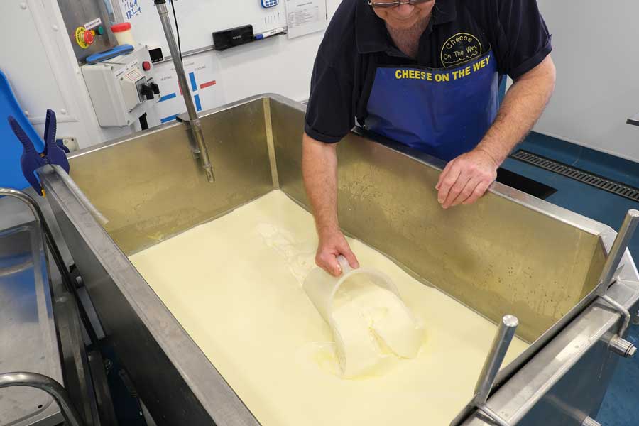 Curds and whey Cheese On The Wey