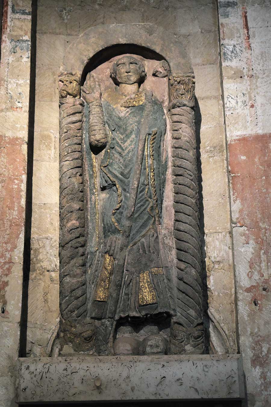 Effigy of St Felix Norwich Cathedral