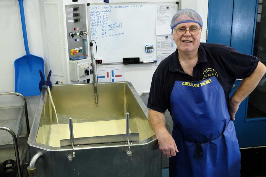 John Brown owner of Cheese On the Wey