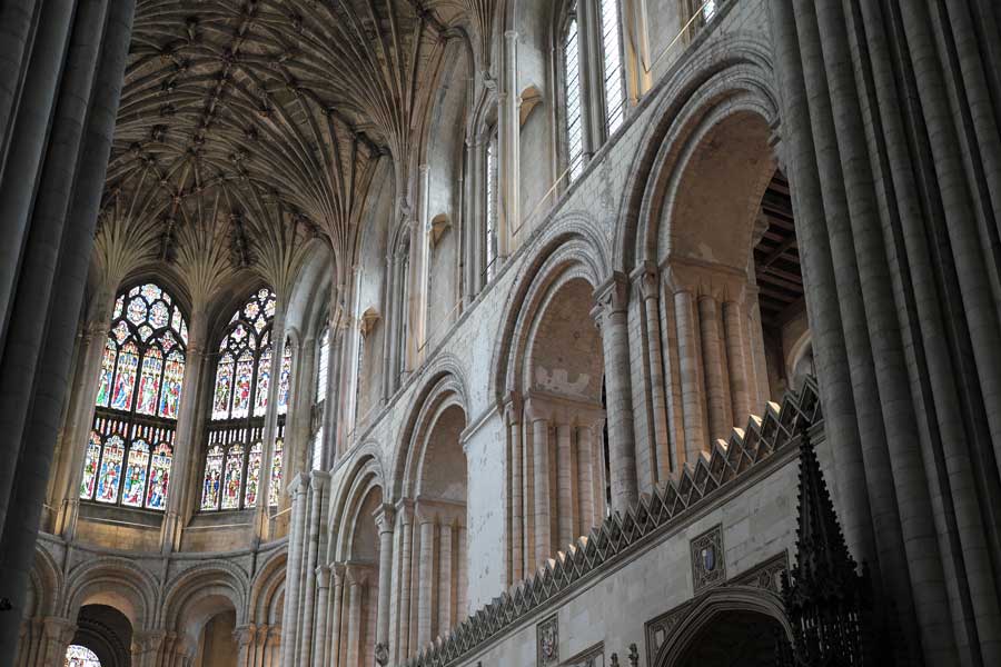 Upper galleries Norwich Cathedral