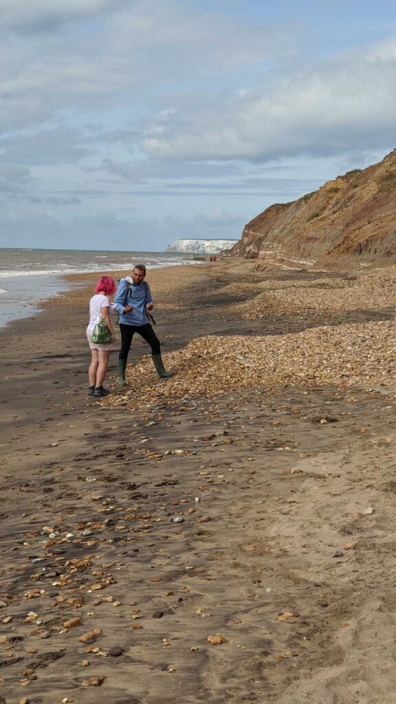 Fossil tour at Brighstone Isle of Wight