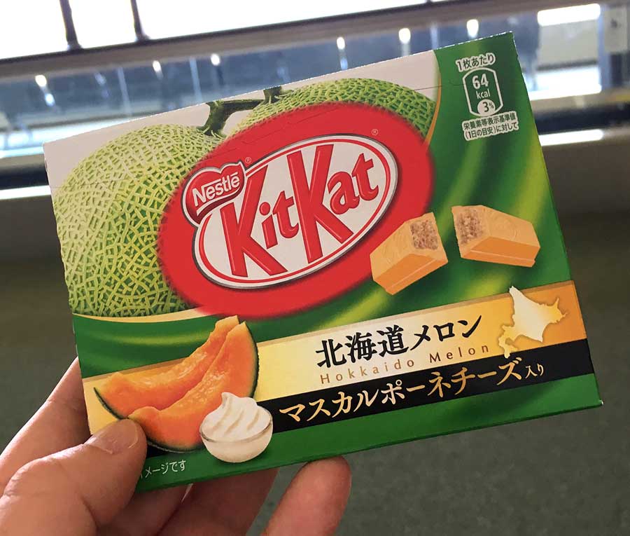 Nestle Melon Kit Kat Japan © Marceline Smith Flickr (CC BY-NC 2)