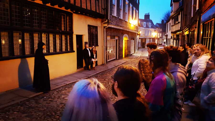 Norwich Ghost walks in Elm Hill, Norwich