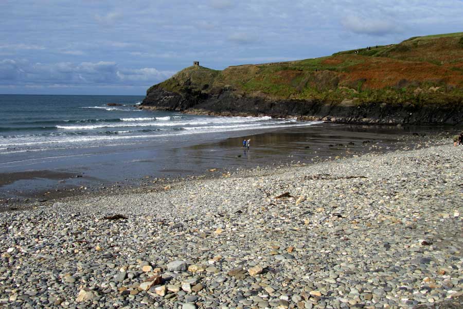 The beach at Abereiddy, Pembrokeshire, Wales
