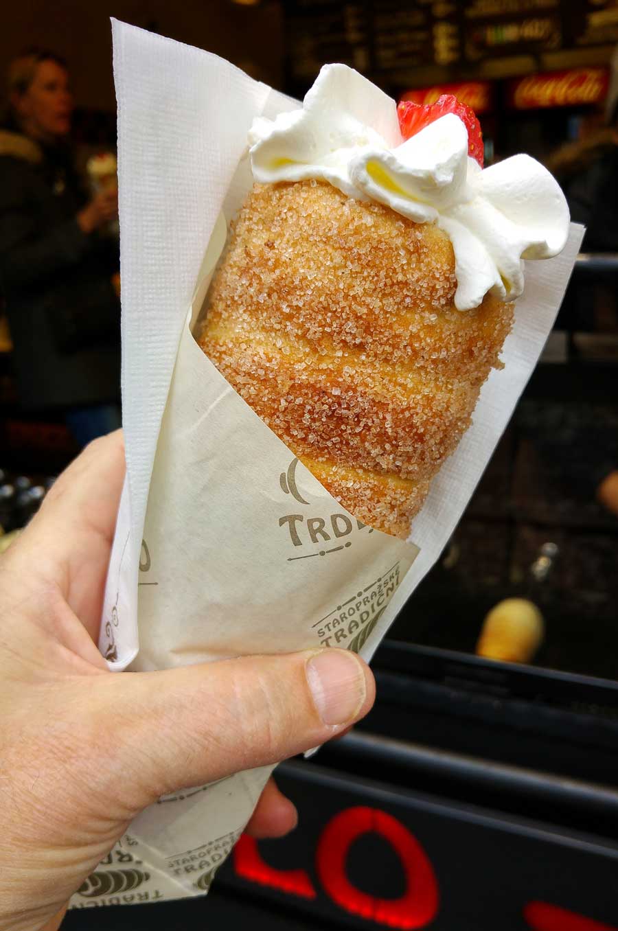 Trdlo, also known as Trdelník, Czech Republic