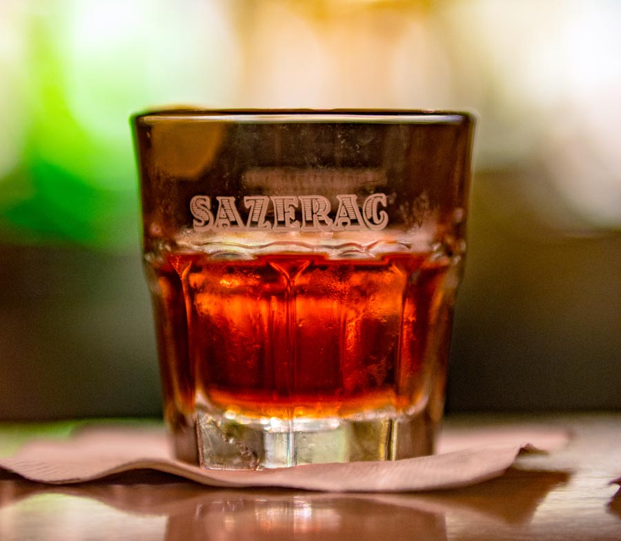 Sazerac cocktail Christmas cocktails