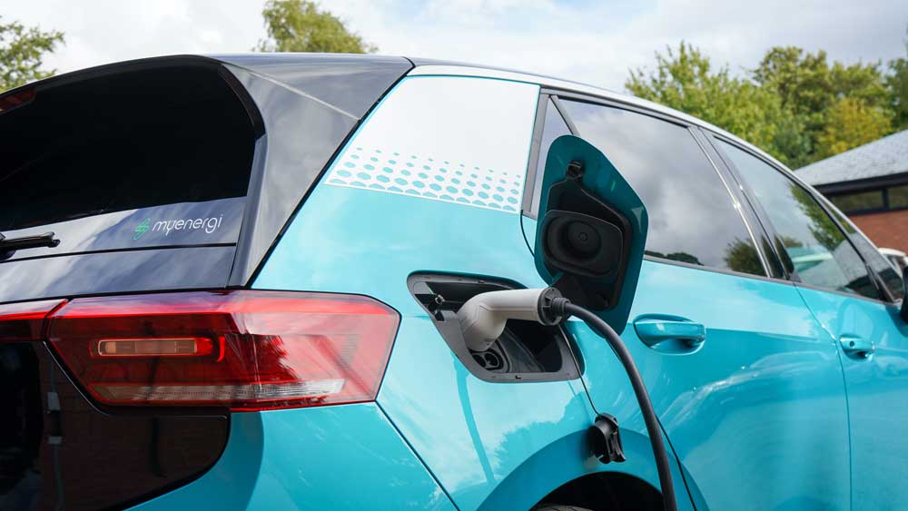 myenergi zappi charging car