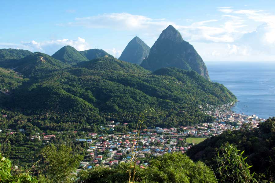 The Pitons St Lucia