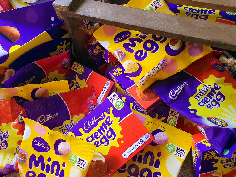 Cadbury Easter egg selection