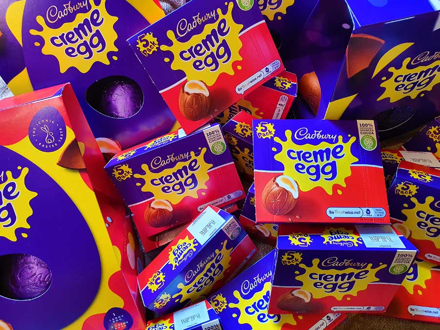 Cadbury Easter eggs
