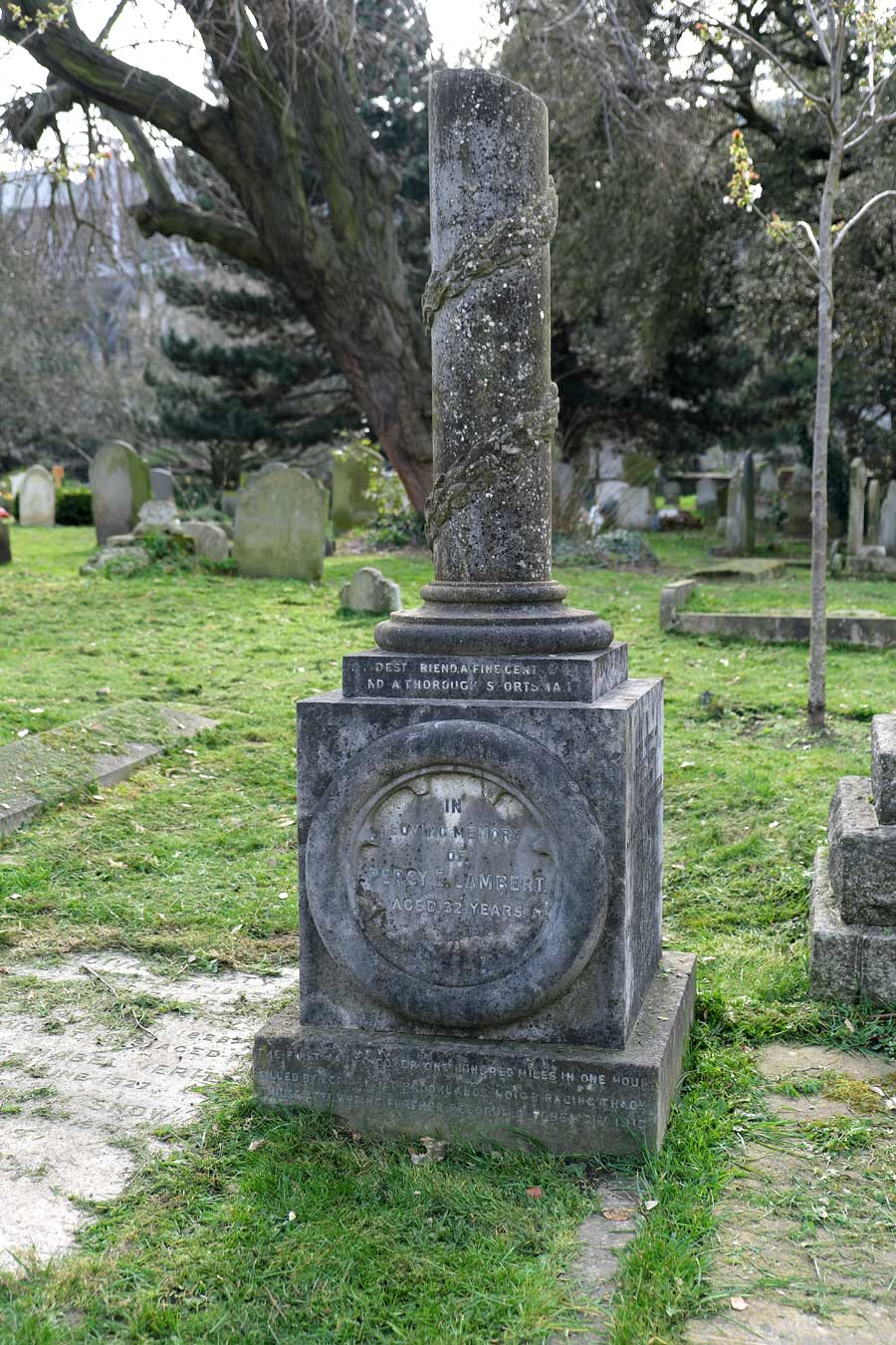 Percy Lambert memorial Brompton Cemetery London