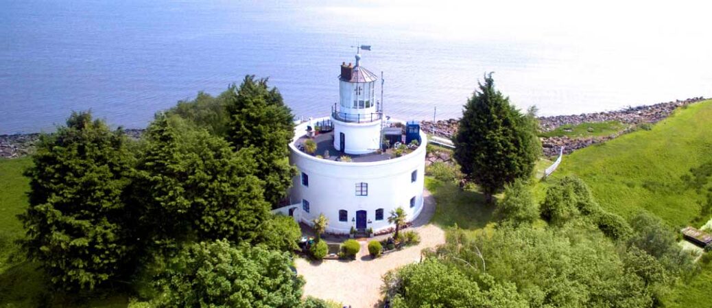 West Usk Lighthouse Newport South Wales UK