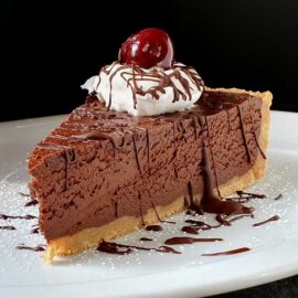 Guinness and Chocolate tart