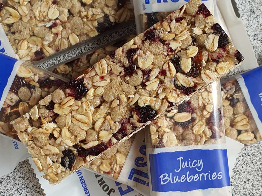 Jordans blueberry Frusli bars