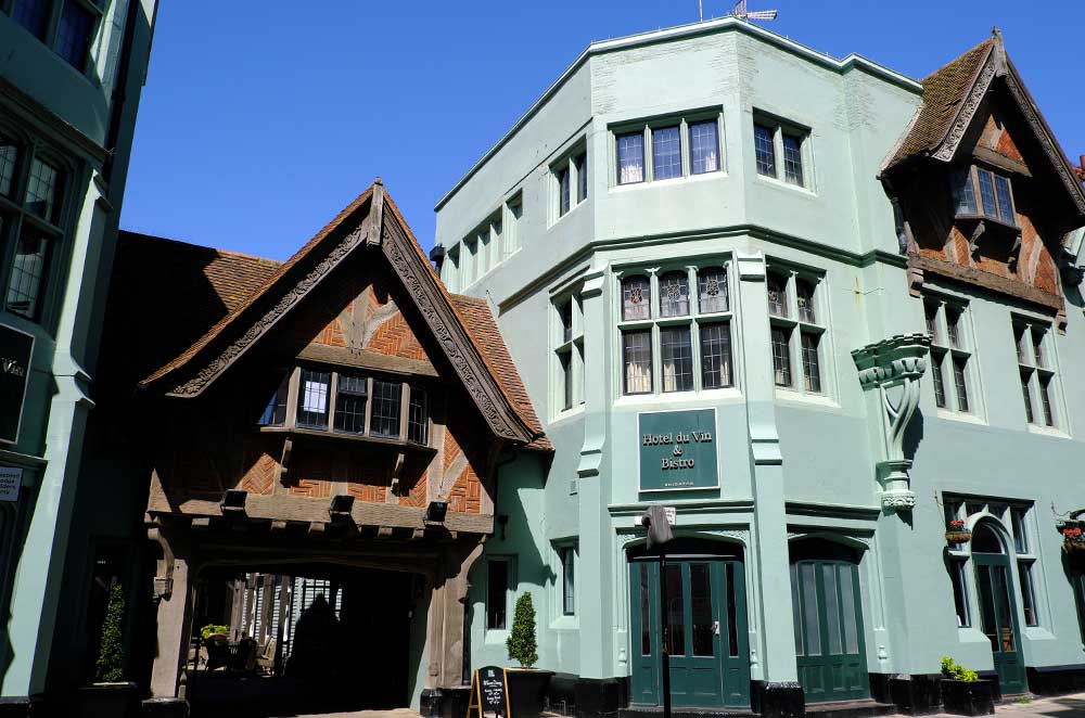 Exterior of Hotel du Vin Ship street Brighton