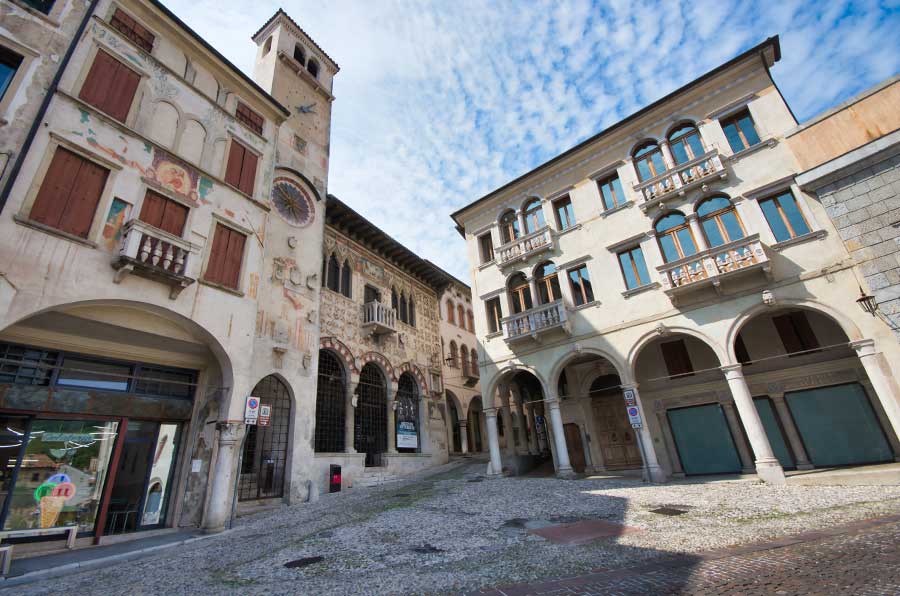 Piazza Flaminio Vittorio Veneto Italy