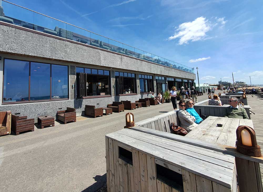 Rockwater Bar and Restaurant on Hove seafront UK