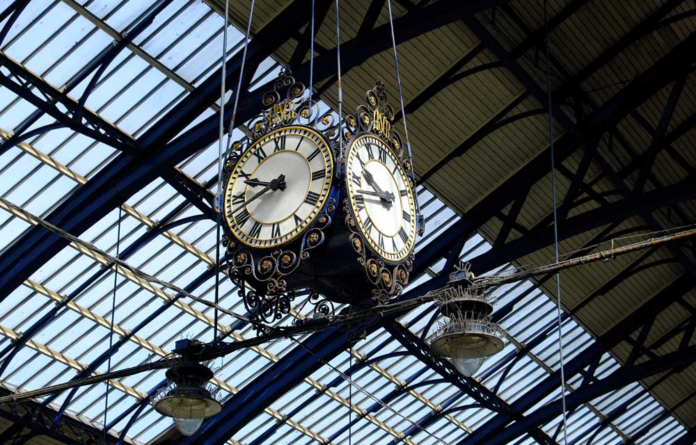 Station clock Brighton Railway Station