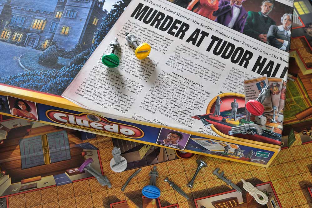 Cluedo, the detective board game