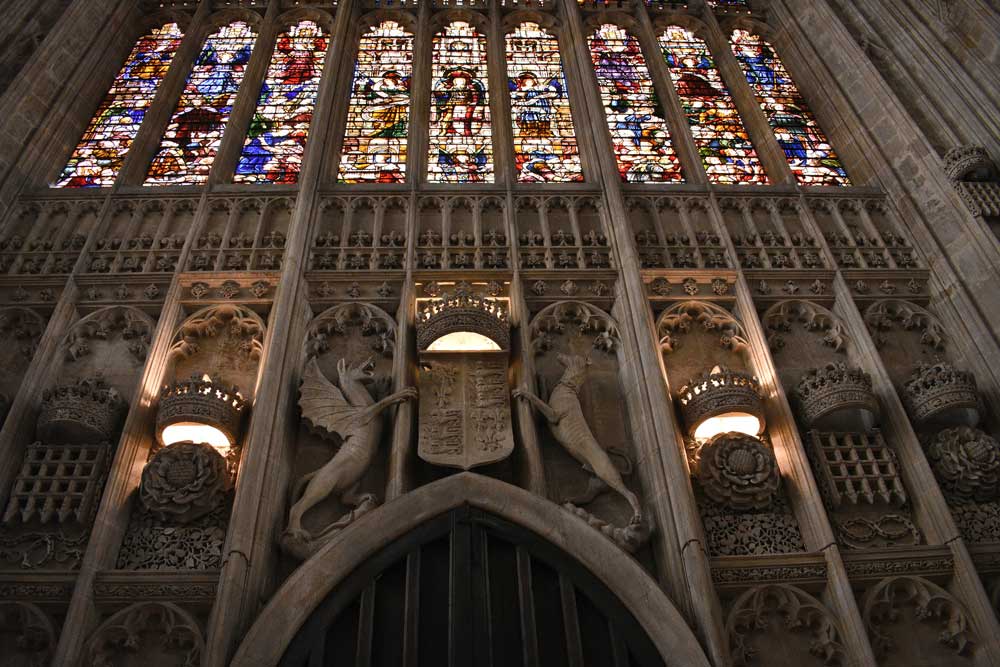 Interior of King's College Chapel, Cambridge, UK