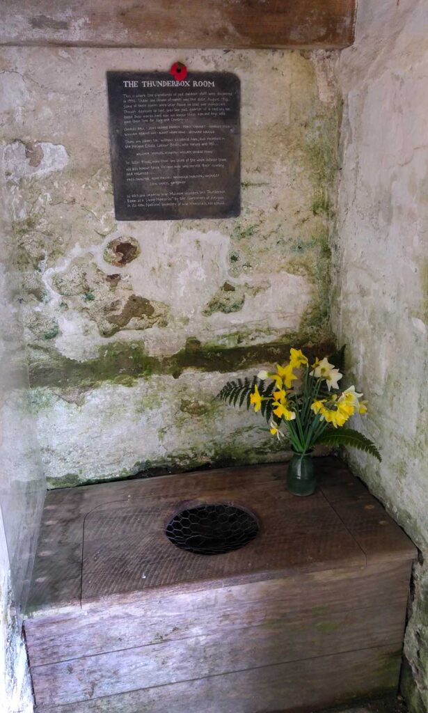 The Thunderbox room at The Lost Gardens of Heligan, Cornwall