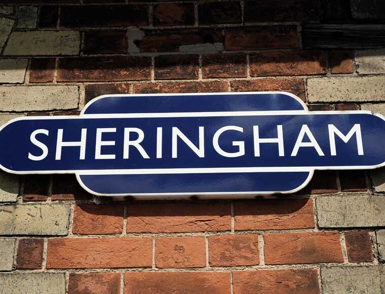 Sheringham station sign, Feature picture