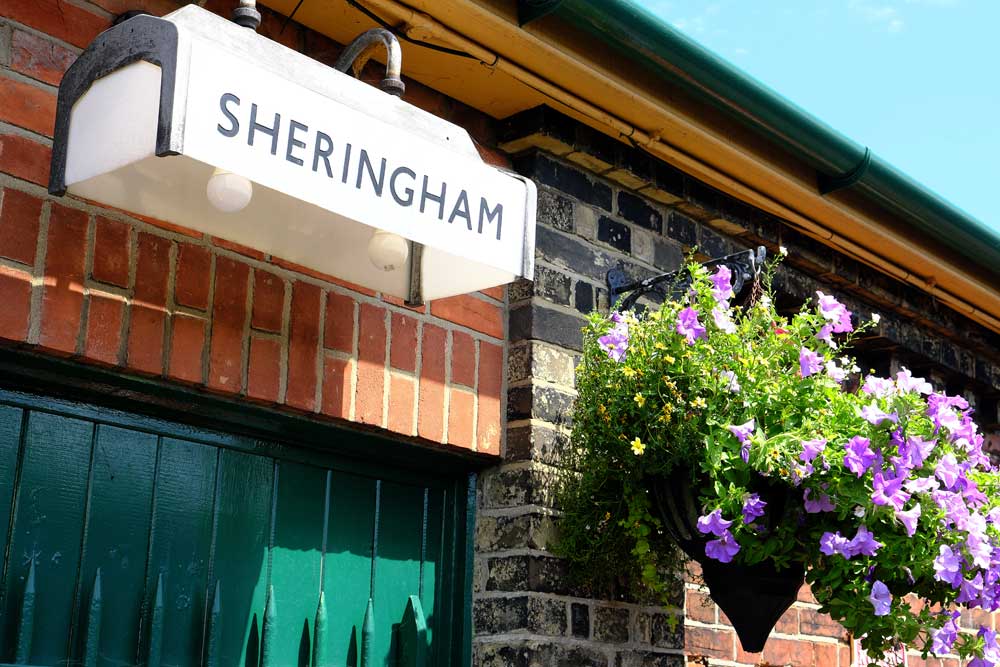 Sheringham station sign Sheringham Norfolk