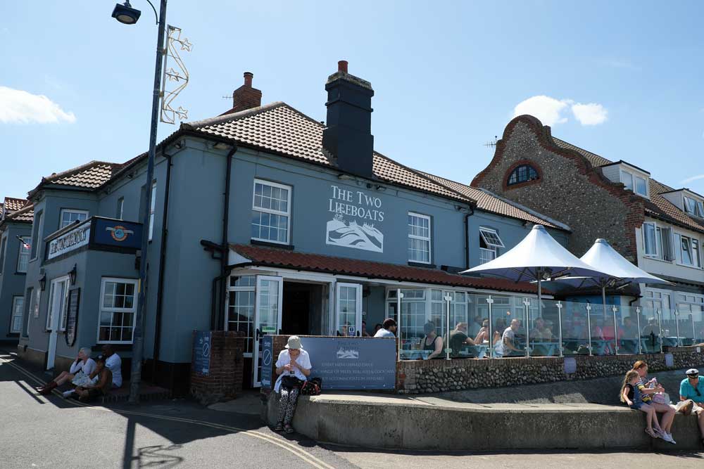 Exterior of TheTwo Lifeboats pub Sheringham Norfolk