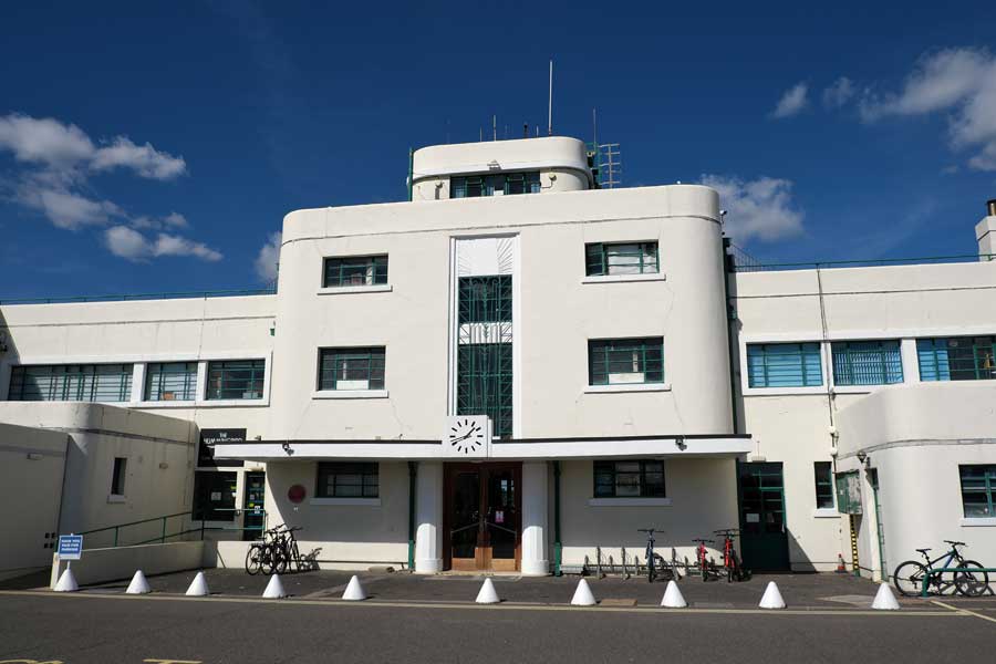 Art Deco Terminal building at Brighton City Airport Shoreham by Sea (formerly known as Shoreham Airport)